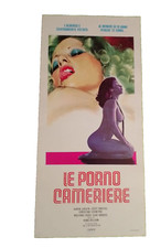 locandina poster SEXY HARD LE PORNO CAMERIERE RARA  L107