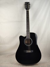 CHITARRA Acustica MANCINA HARLEY BENTON Mod D-120CE LH BK Nera