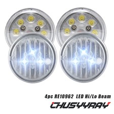 4x Luce Led Tonda 4,5" per