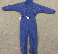 Tuta da sci VINTAGE BOGNER blu