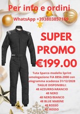 TUTA SPARCO MODELLO SPRINT OM
