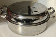 Set di 3 doppie caldaie inox