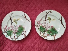Assiettes barbotine - 2, en