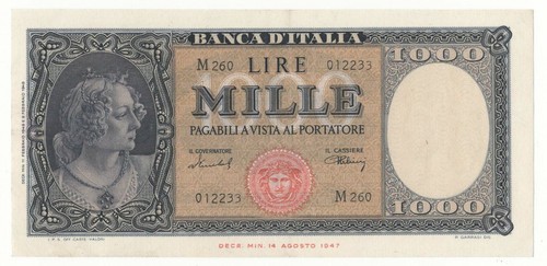 1000 lire italia ornata - 1000,