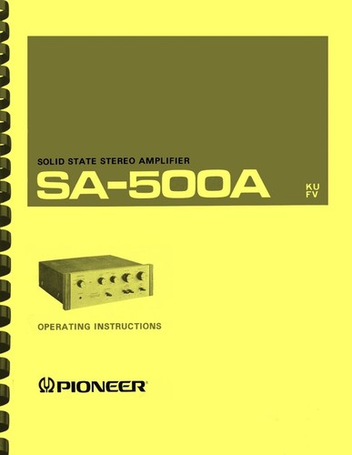 Pioneer 500a amplificatore - sa-500a,