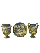 Trittico anfore e piatto