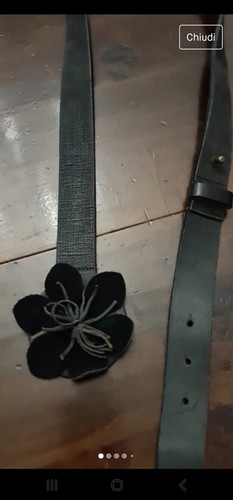 Cintura pelle con - pelle,