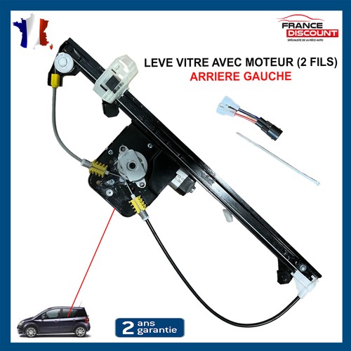 Mécanisme lève vitre - vitre, avec