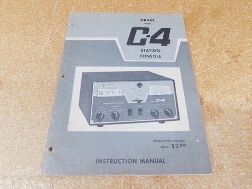 Drake ham radio station - c-4,