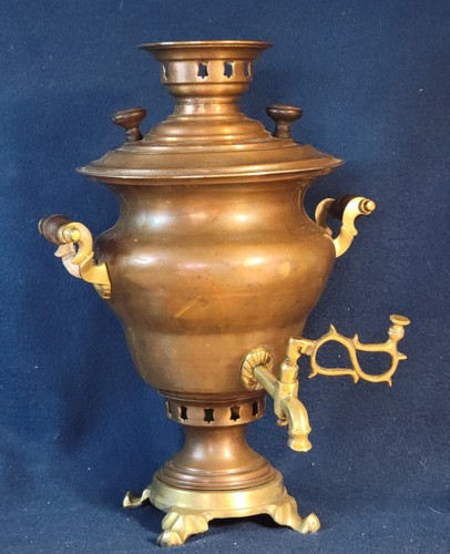 Antico samovar turco ottone - antico,