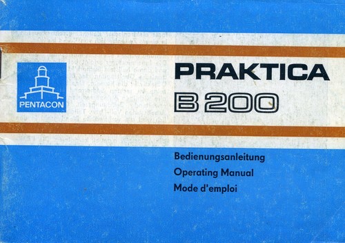 Praktica b200 manuale - b200,