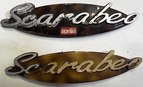 Coppia targhette aprilia - coppia,