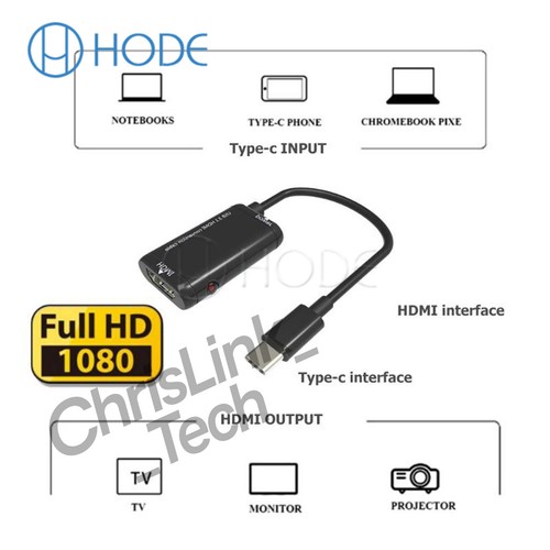 Adattatore usb tipo a hdmi - adattatore,