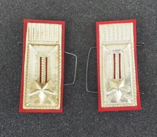 Coppia mostrine anni '60 ridotte da camicia CC rare complete