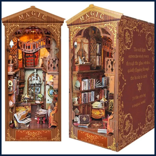 Angolo libro decorativo - 3d, con