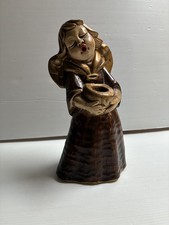 Thun angelo con vestito d'oro porta candela vintage Fuori produzione Ottime