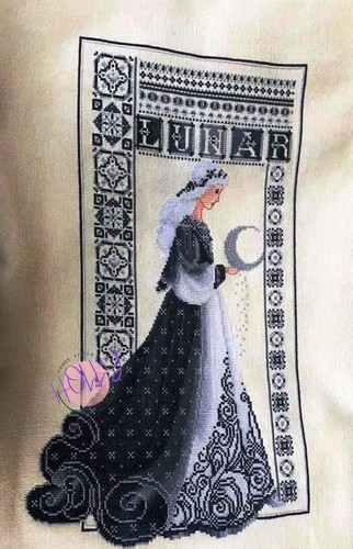 New cross stitch pattern lady - cross,