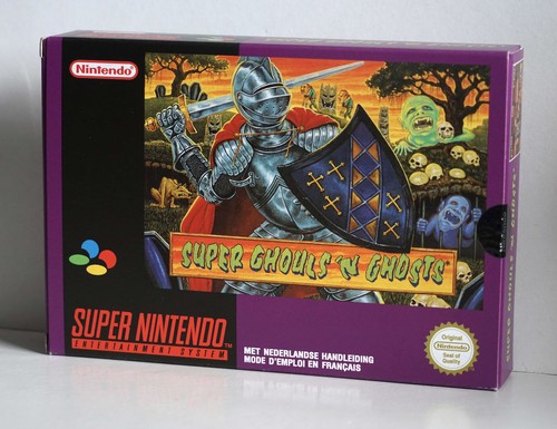 Boîte snes super ghouls - boîte,