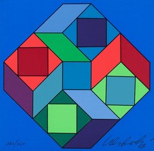 Victor Vasarely, serigrafia