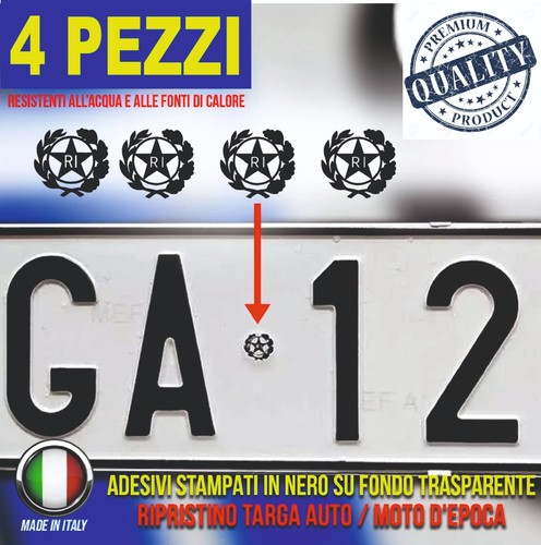Adesivi repubblica italiana - adesivi,