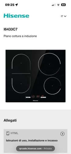 Hisense i6433c7 piano cottura - i6433c7,