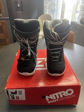 SCARPONI SNOWBOARD NITRO BOOT DIVISION FLORA TLS BLACK NUMERO 38