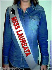 fascia miss laureata donna
