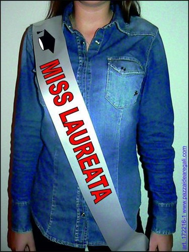 Fascia miss laureata - miss,
