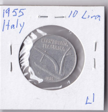 1955 Italy 10 Lire L1