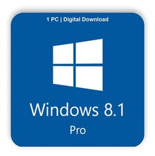 Microsoft Windows 8.1 Pro 32/64 Bit Licenza Digitale ORIGINALE 1 PC