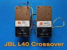 JBL L40   L-40   Coppia Crossover