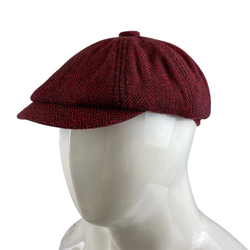 Rosso vintage tweed - cap, s