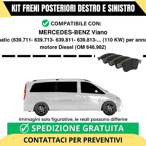 Pastiglie freno posteriori - pastiglie,