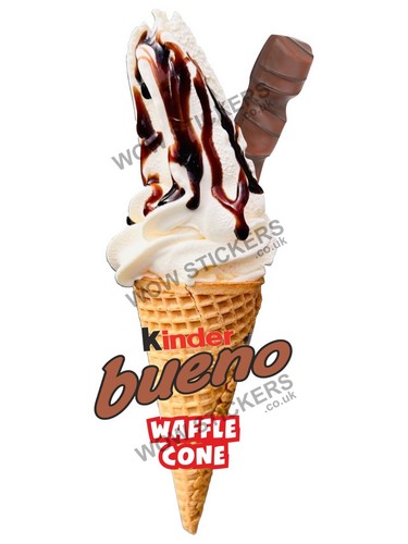 Adesivo furgone gelato kinder - adesivo,