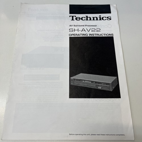 Technics av22 surround - technics, av