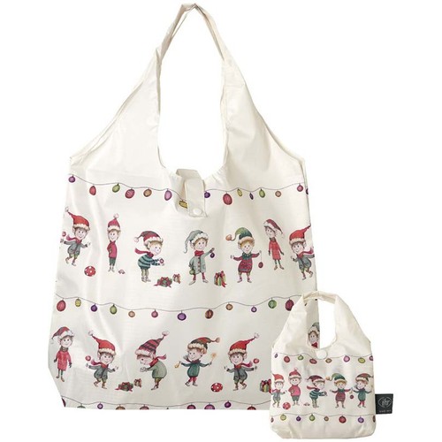 Borsa shopper natalizia elfi - shopper,
