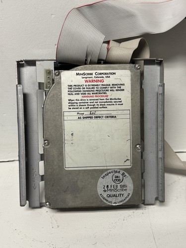 Hard disk miniscribe modello - disk,