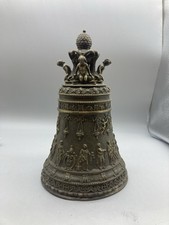 Storicismo Campana a Mano Campana da Tavolo Campana Bronzo 12 Apostoli 1,2 Kg