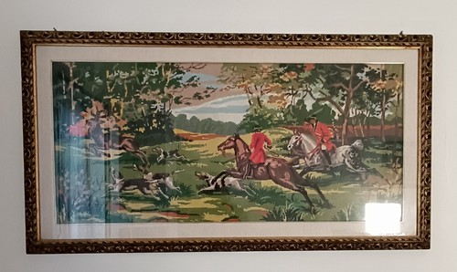 Quadro ricamo mezzo punto - ricamo,