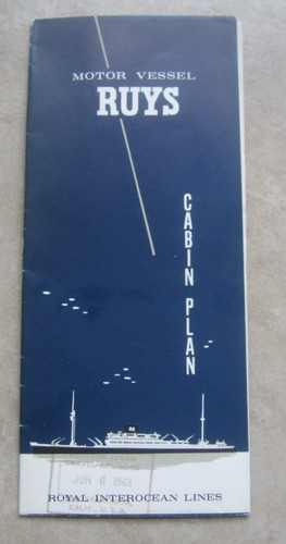 1962 royal interocean lines - 1962,