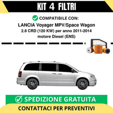Kit 4 Filtri Tagliando per