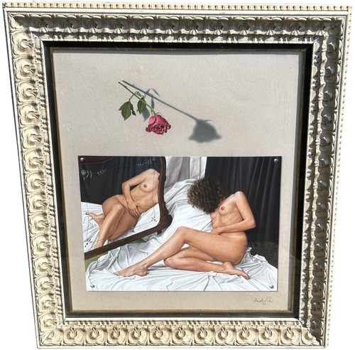 Quadro realismo magico nudo - realismo,