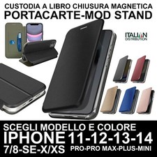 Custodia a portafoglio per APPLE IPHONE 14 13 12 11 X XR Cover a libro