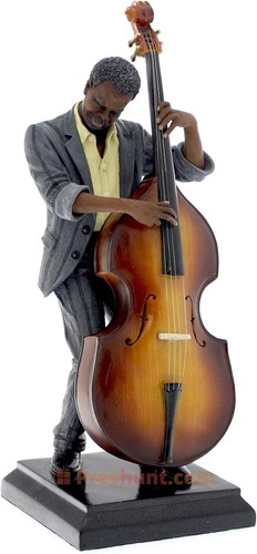 Large double bass - bass, guitarist