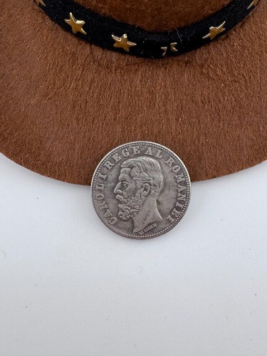 Moneta romania leu 1884 - moneta,