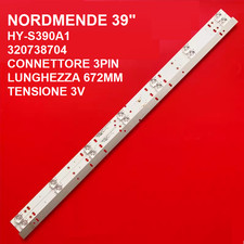 KIT 3 BARRE STRIP 7 LED TV