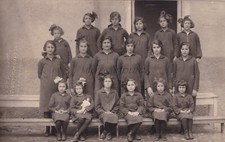 GAETA - Alunne Scuola - Fotocartolina Pignatiello 1910 circa