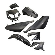 KIT CARENE NERO 8 PEZZI DERBI