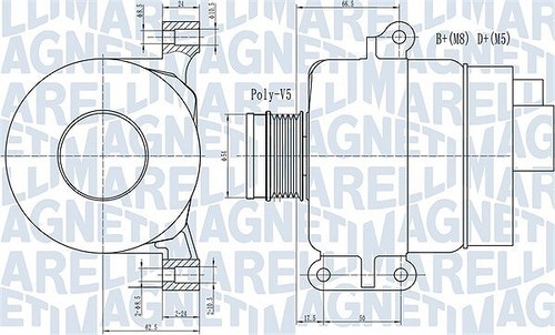 Alternatore magneti marelli - alternatore,