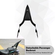 Passenger Backrest Black Sissy